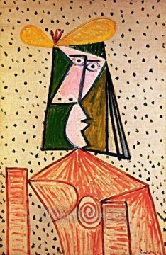 キュービズム Painting - 女性のバスト 1 1944 キュビズム